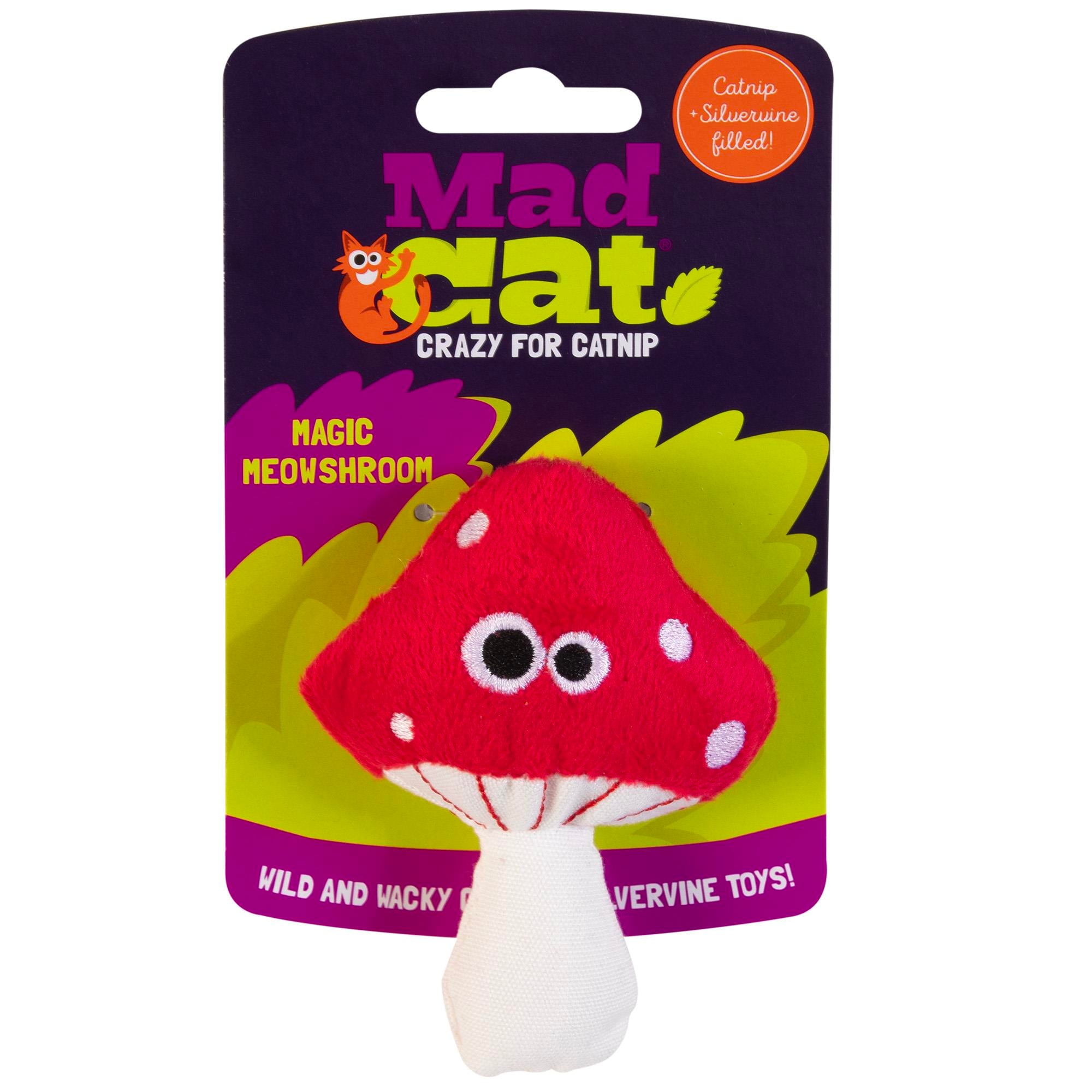 Mad Cat Magic Meowshroom Kedi Otlu ve Matatabili Kedi Oyuncağı - Kumaş ve Peluş Oyuncaklar