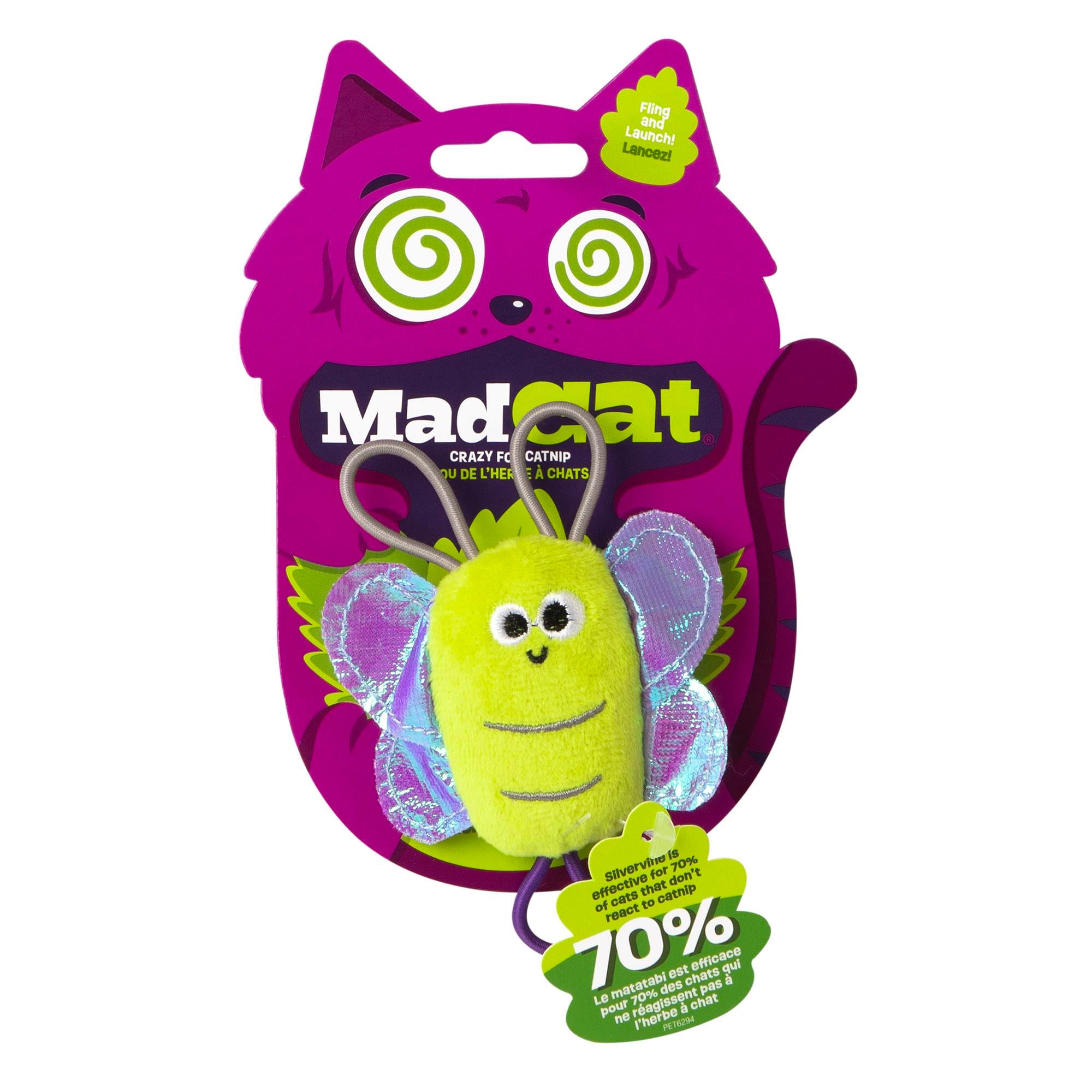 Mad Cat Slingshot Butterfly Matatabili Kedi Oyuncağı - Kumaş ve Peluş Oyuncaklar