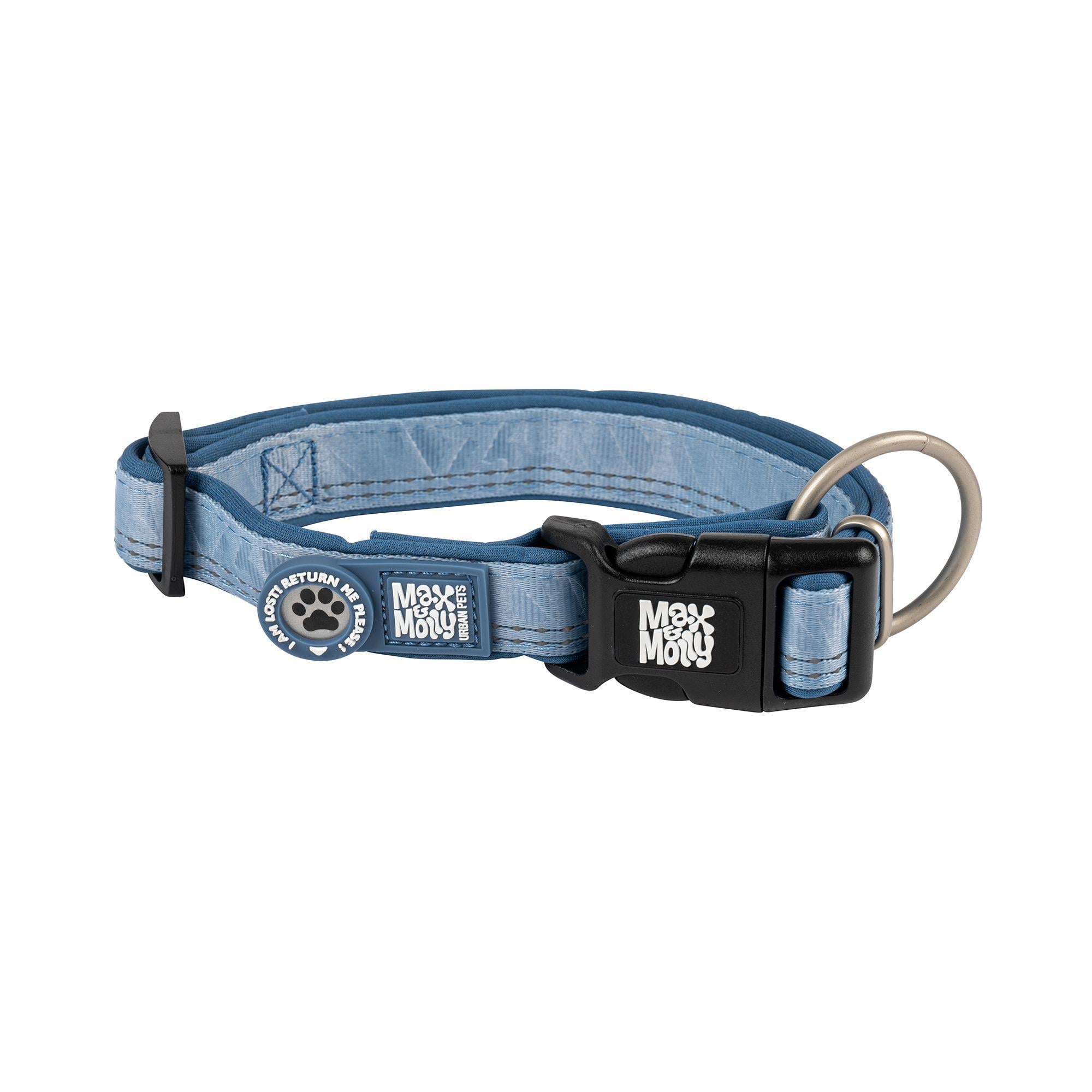 Matrix 2.0 Akıllı Künyeli Köpek Boyun Tasması - Mavi - Boyun Tasmaları