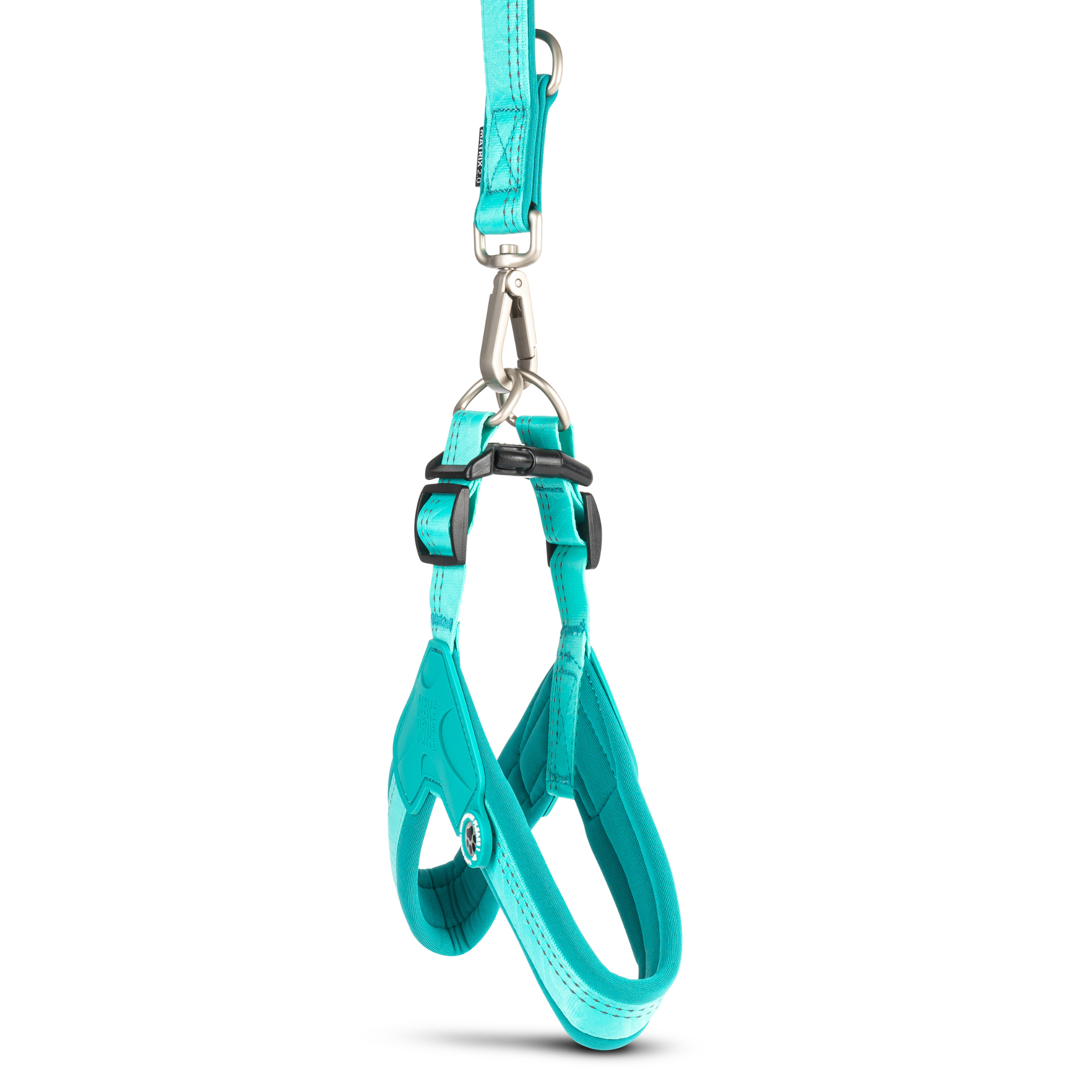 Matrix 2.0 Akıllı Künyeli Q-Fit Köpek Göğüs Tasması  - Turquoise (XXS) - Göğüs Tasmaları