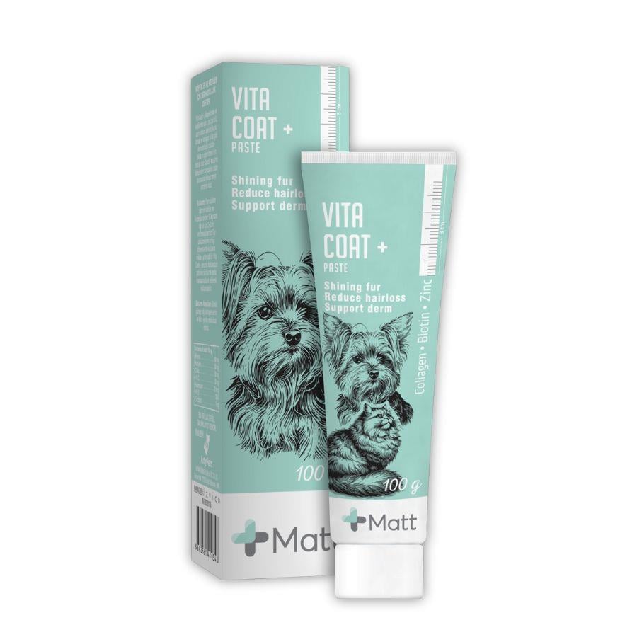 Matt Vita Coat Tüy Sağlığı Destekleyici Kedi ve Köpek Macunu 100gr - Kedi Macunları