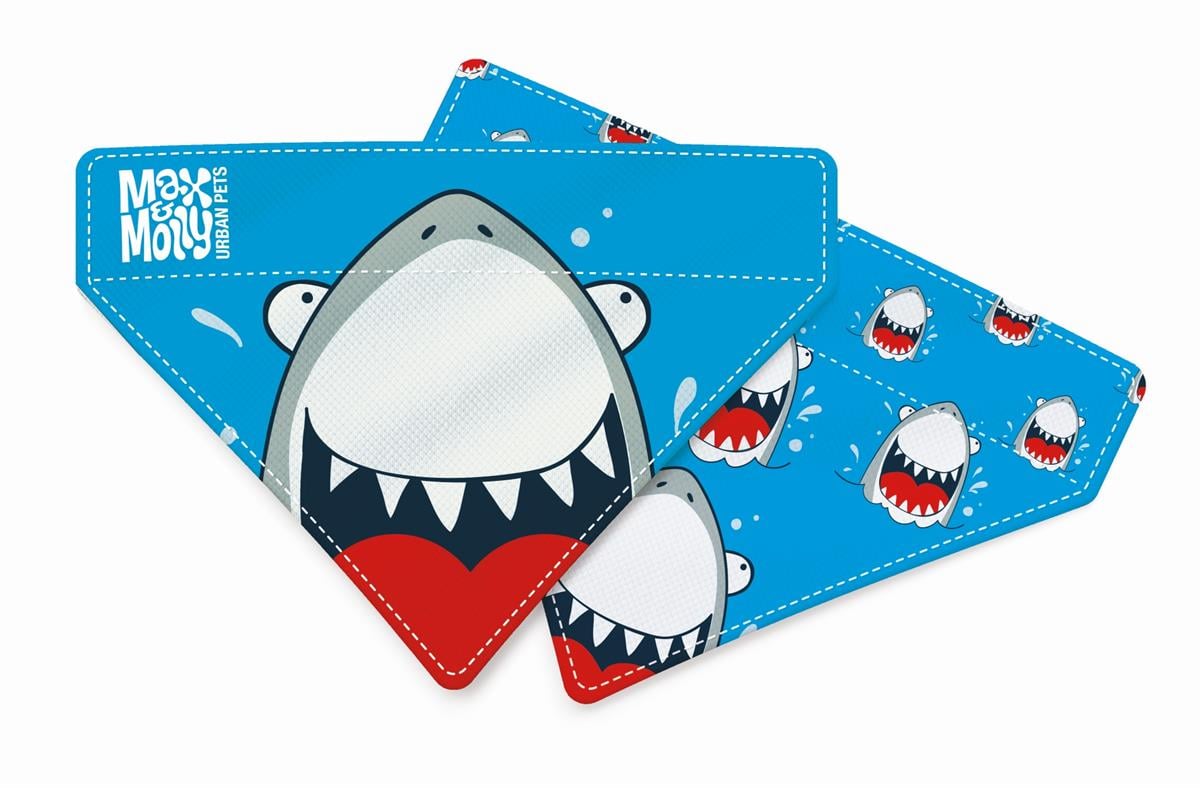 Max & Molly Frenzy the Shark Bandana - Bandanalar