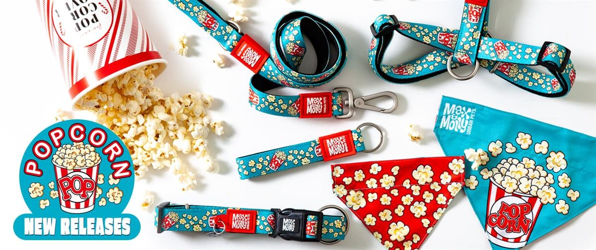 Max & Molly Popcorn Köpek Gezdirme Kayışı - Gezdirme Kayışları