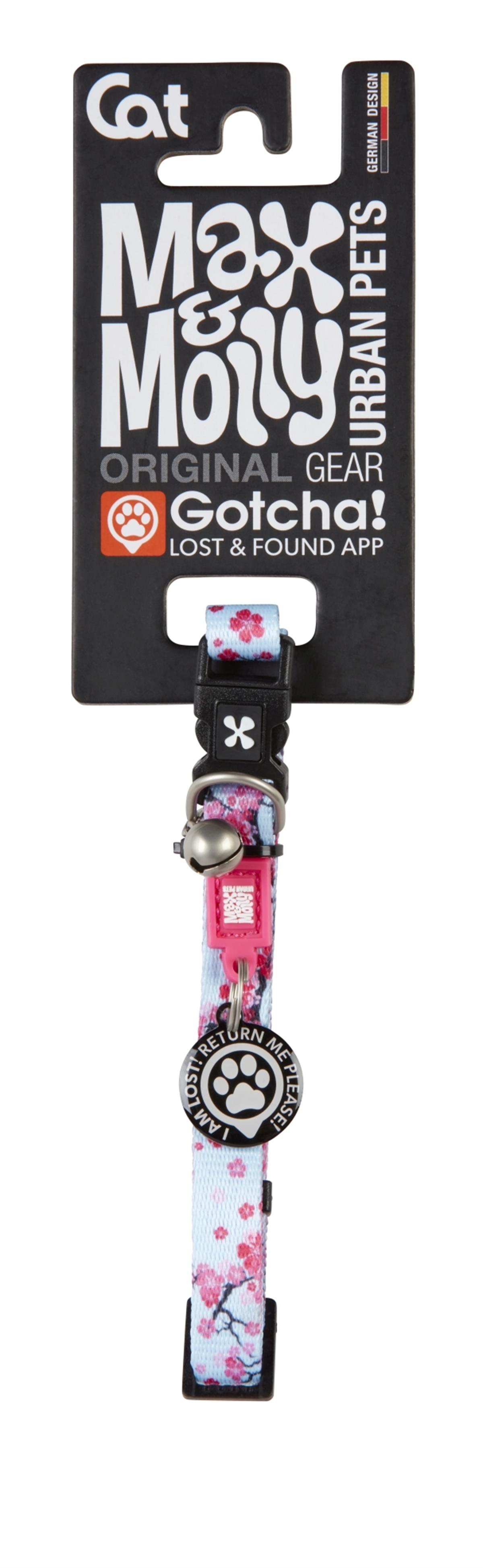 Max & Molly Smart ID Cherry Bloom Kedi Boyun Tasması - Boyun Tasması
