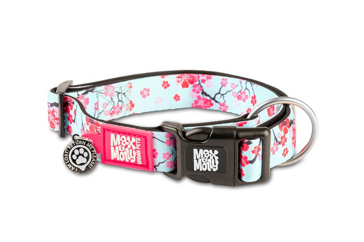 Max & Molly Smart ID Cherry Bloom Köpek Boyun Tasması - Boyun Tasmaları