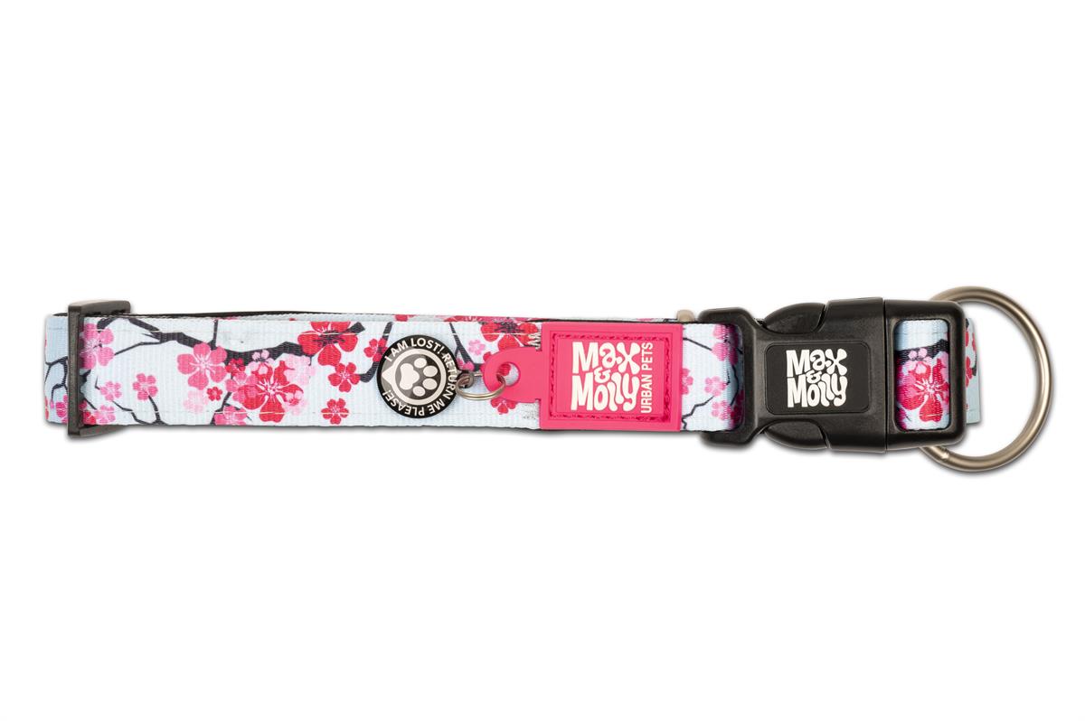 Max & Molly Smart ID Cherry Bloom Köpek Boyun Tasması - Boyun Tasmaları