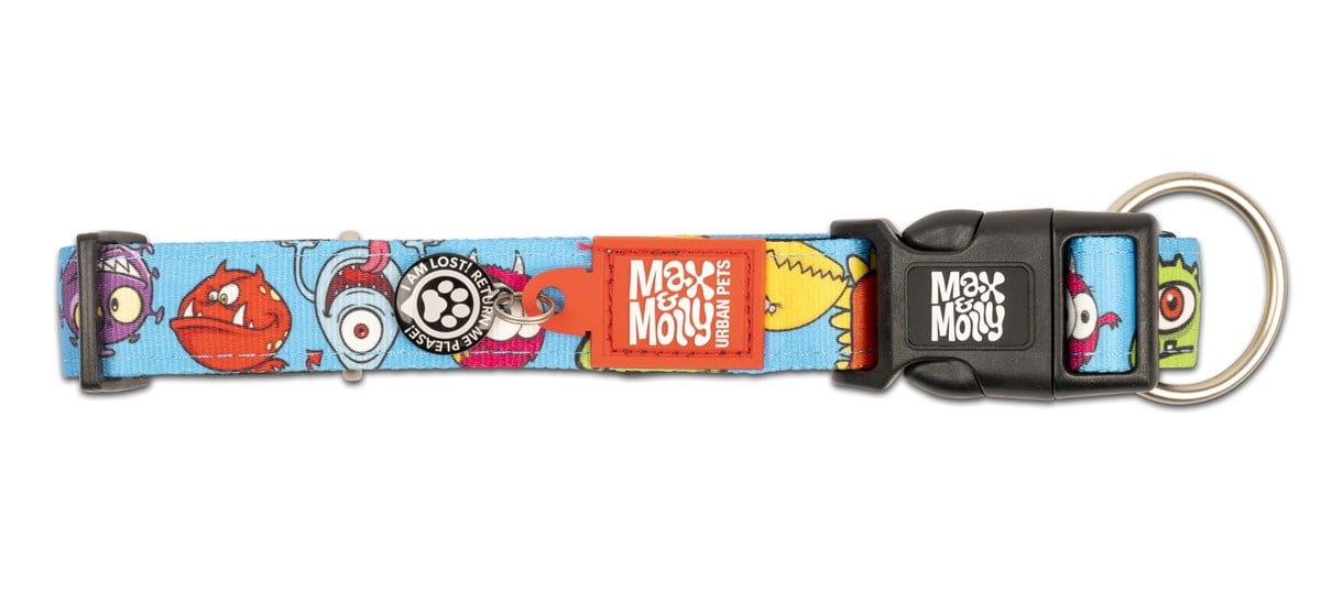 Max & Molly Smart ID Little Monsters Boyun Tasması - Boyun Tasmaları