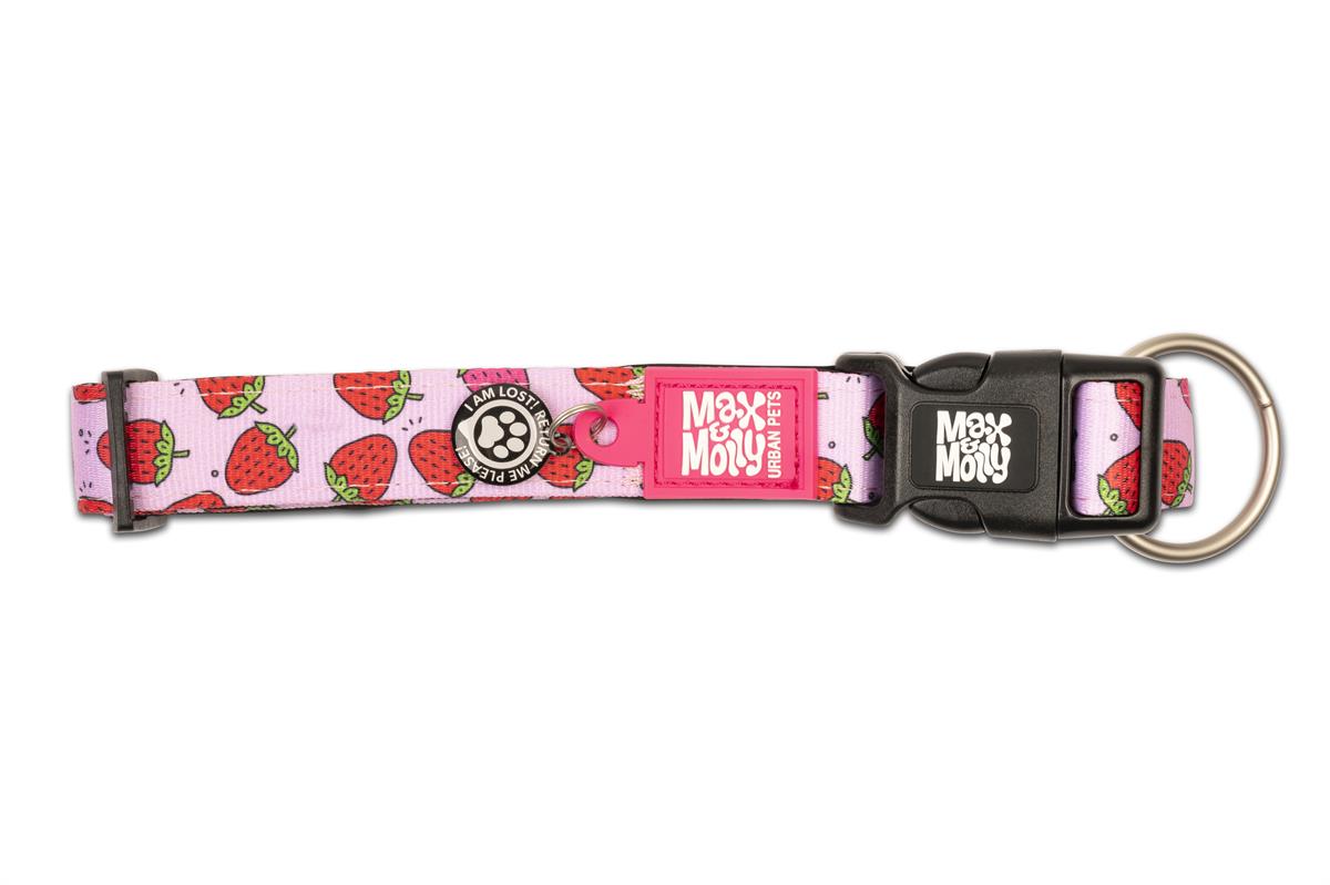 Max & Molly Smart ID Strawberry Dream Köpek Boyun Tasması - Boyun Tasmaları