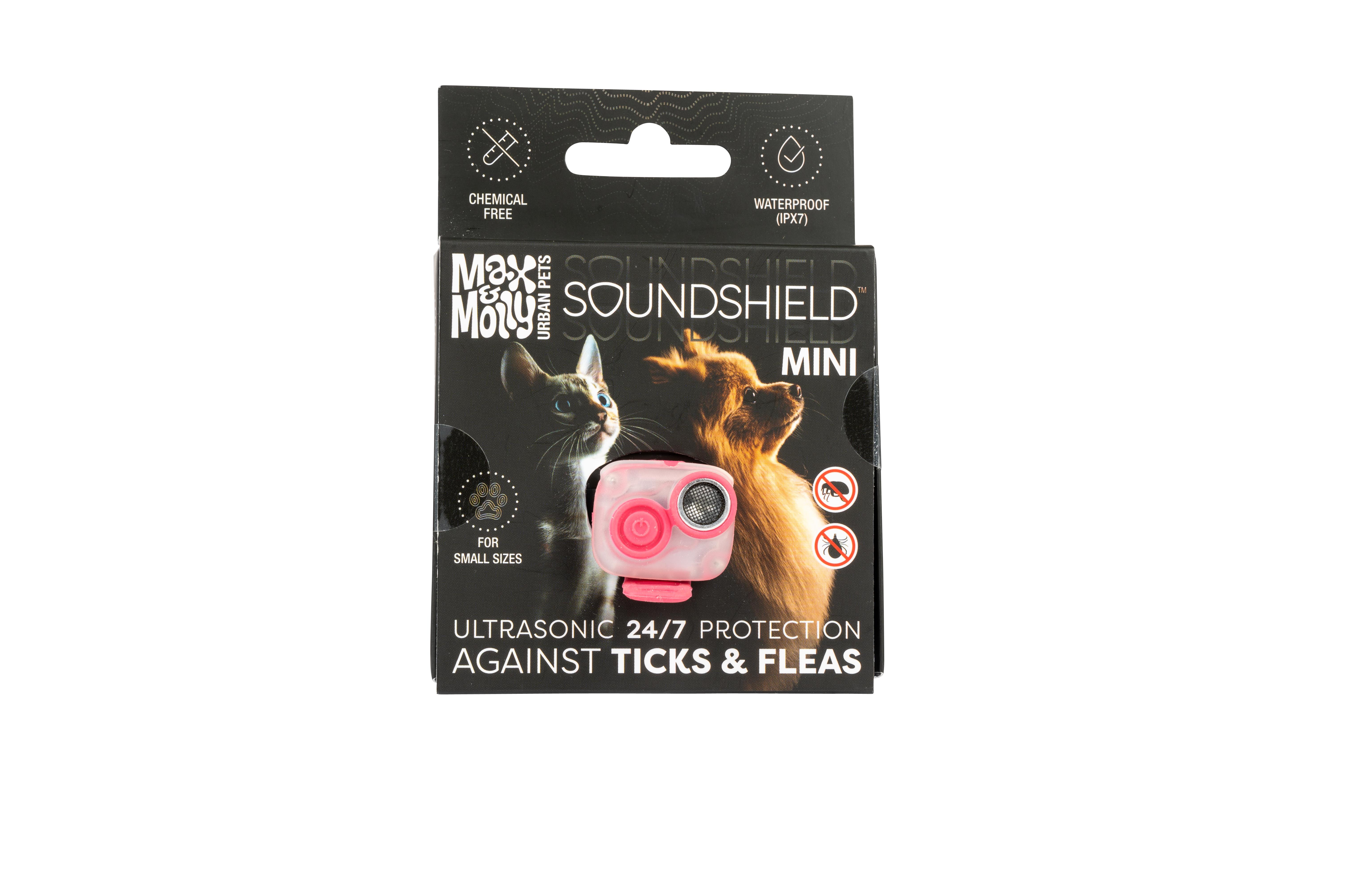 Max & Molly Soundshield MINI Ultrasonik Pire ve Kene Kovucu Tasma (Rose) - Elektronik Aksesuarlar