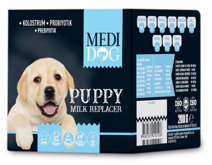 Medi Cat Yavru Köpekler için Süt Tozu 200gr - Köpek Ödülleri ve Ek Besinleri