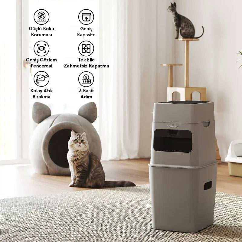 Neakasa PooGuard Evcil Hayvan Atık Toplama Kabı - Kedi Tuvalet Ürünleri