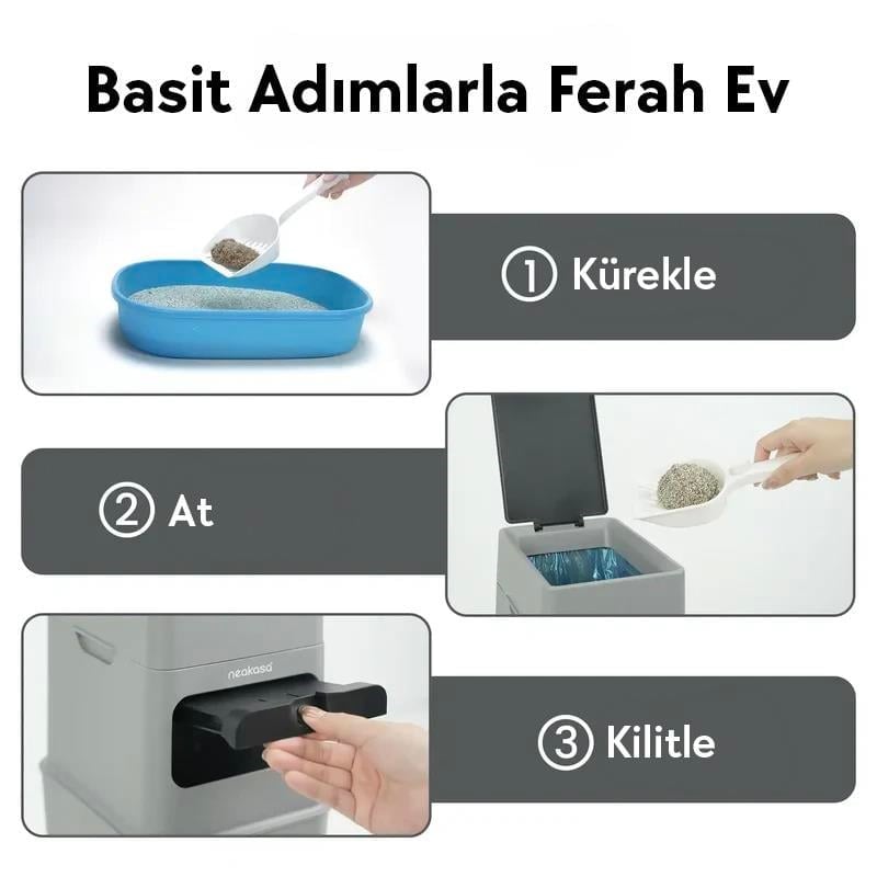 Neakasa PooGuard Evcil Hayvan Atık Toplama Kabı - Kedi Tuvalet Ürünleri