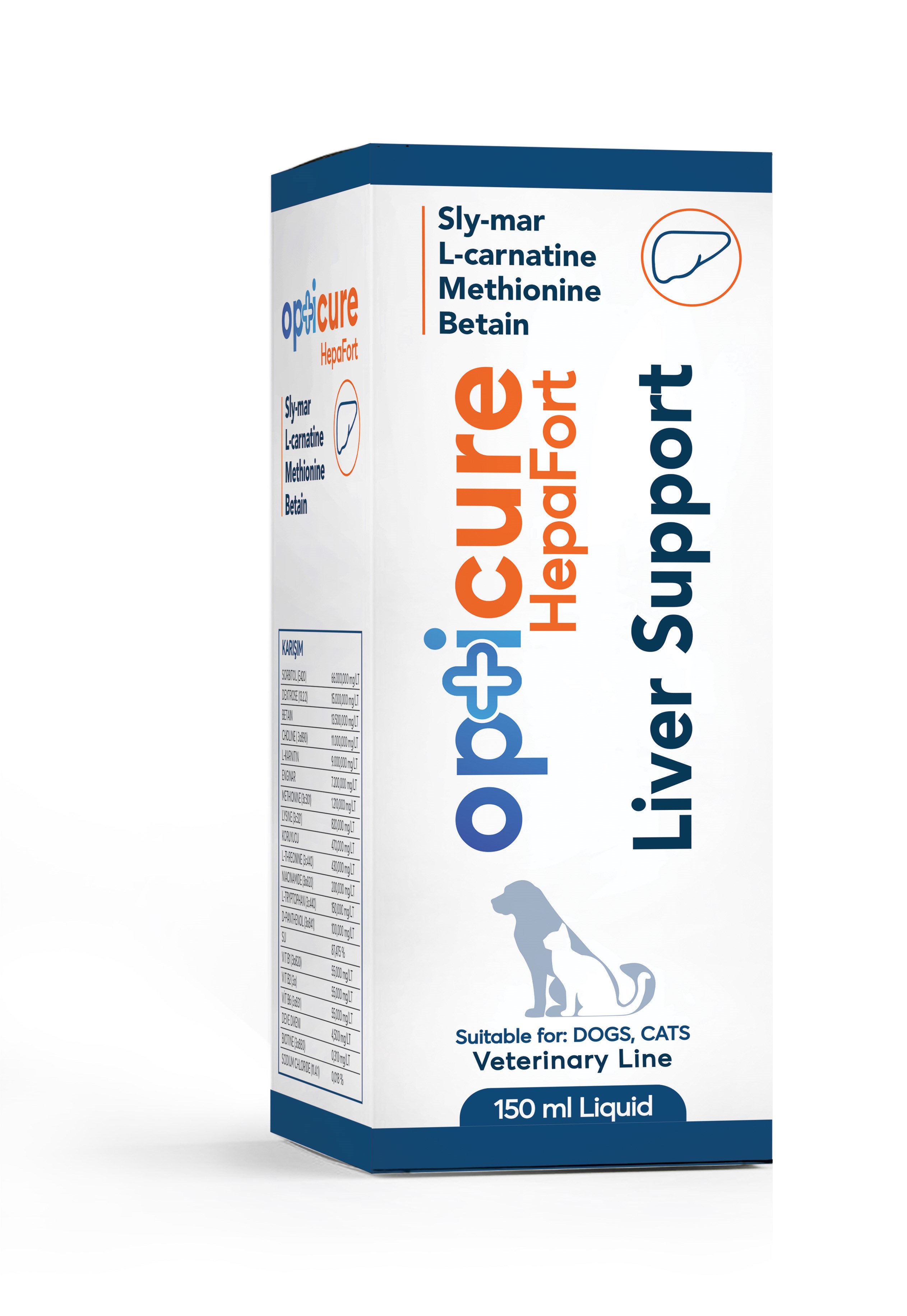 Opticure Hepafort Cat Dog 150ml - Kedi Ödülleri ve Ek Besinleri