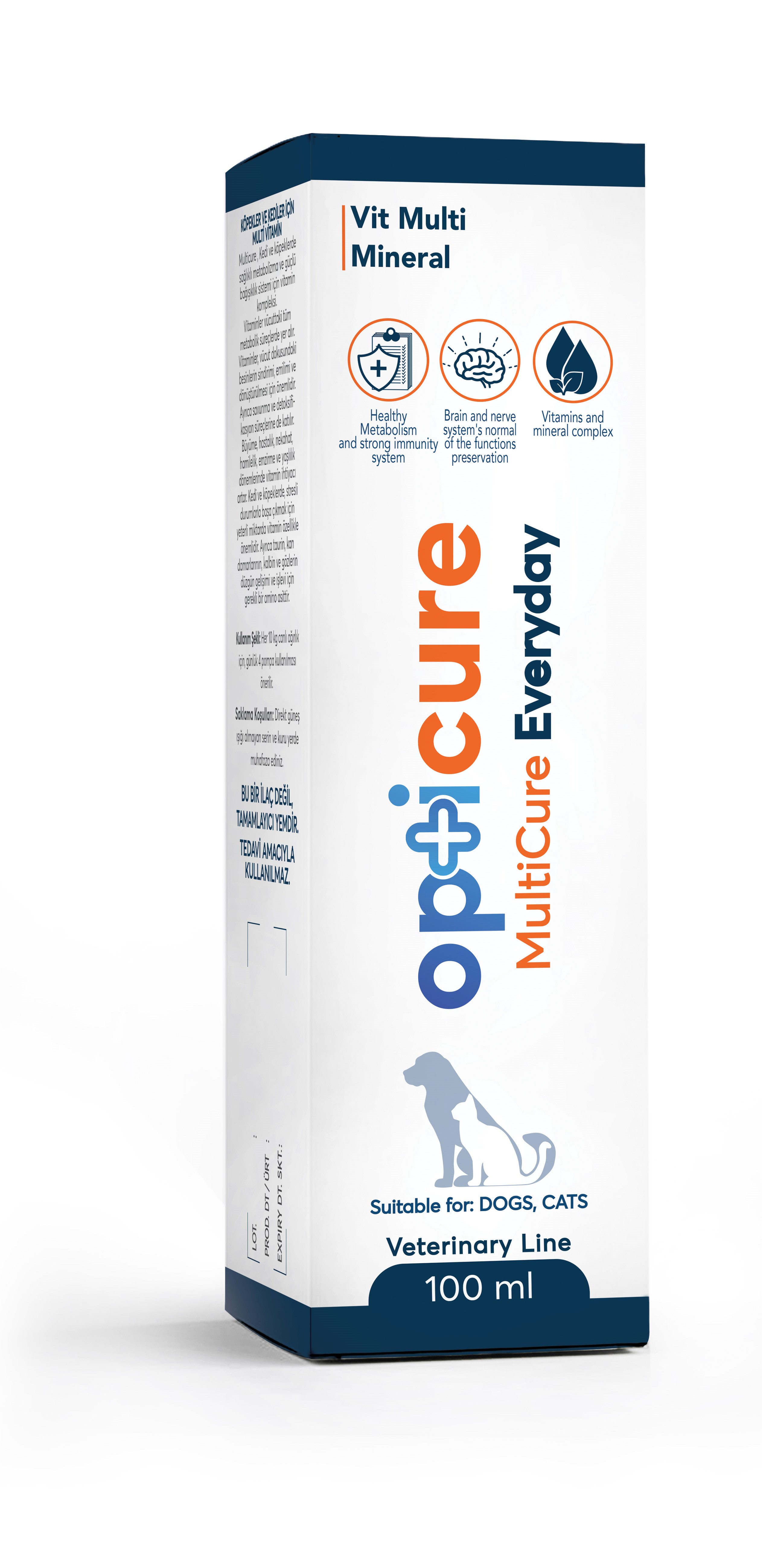 Opticure Multicure Everyday Cat Dog 100ml - Kedi Ödülleri ve Ek Besinleri