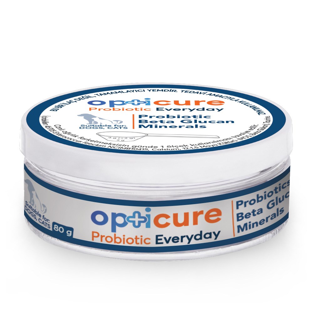 Opticure Probiotic Everyday Cat Dog 80gr - Kedi Ödülleri ve Ek Besinleri