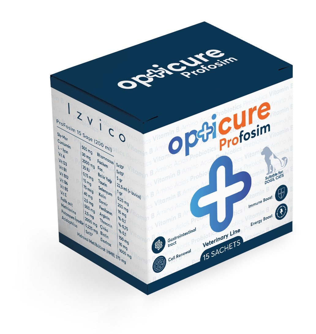 Opticure Profosim Cat Dog 12x10ml - Kedi Ödülleri ve Ek Besinleri