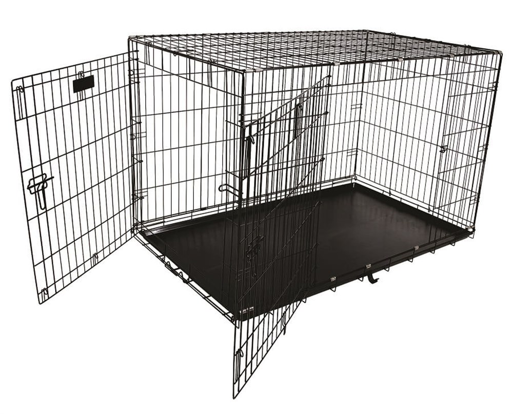 Petmate İki Kapılı Tel Kafes (122x76x82cm)