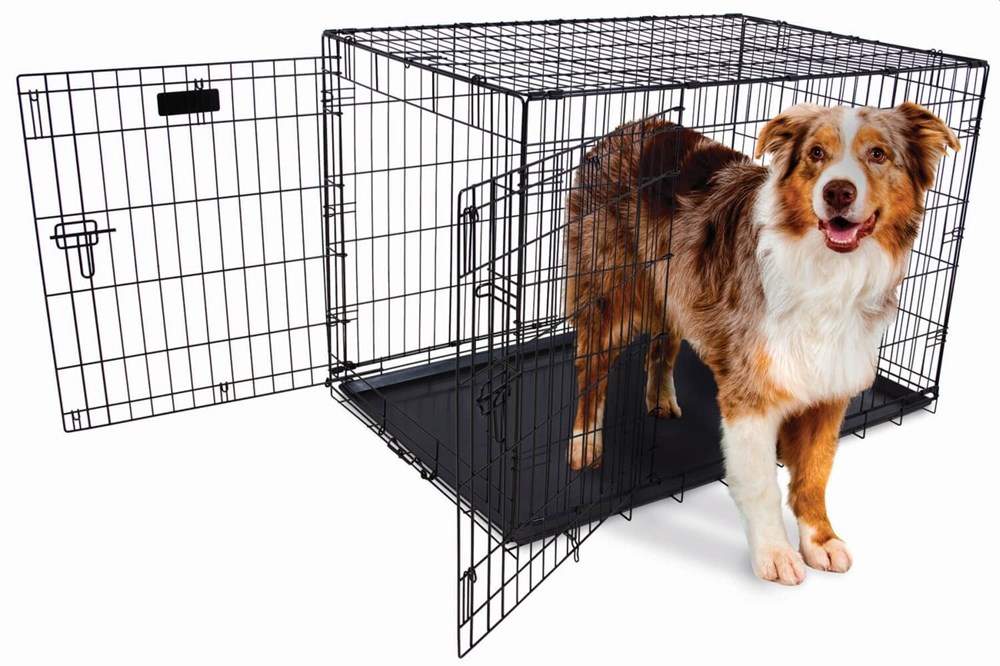 Petmate İki Kapılı Tel Kafes (92x59x64cm)