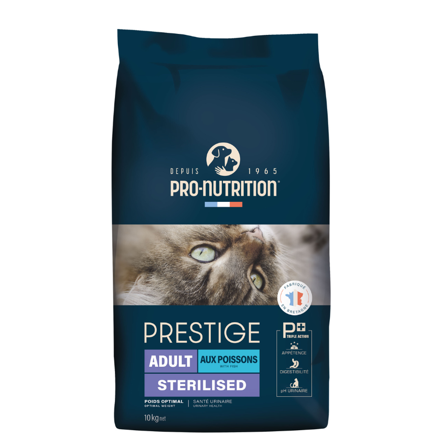 Pro Nutrition Prestige Sterilised Balıklı Kısırlaştırılmış Kedi Maması 10KG - Yetişkin Kedi Mamaları