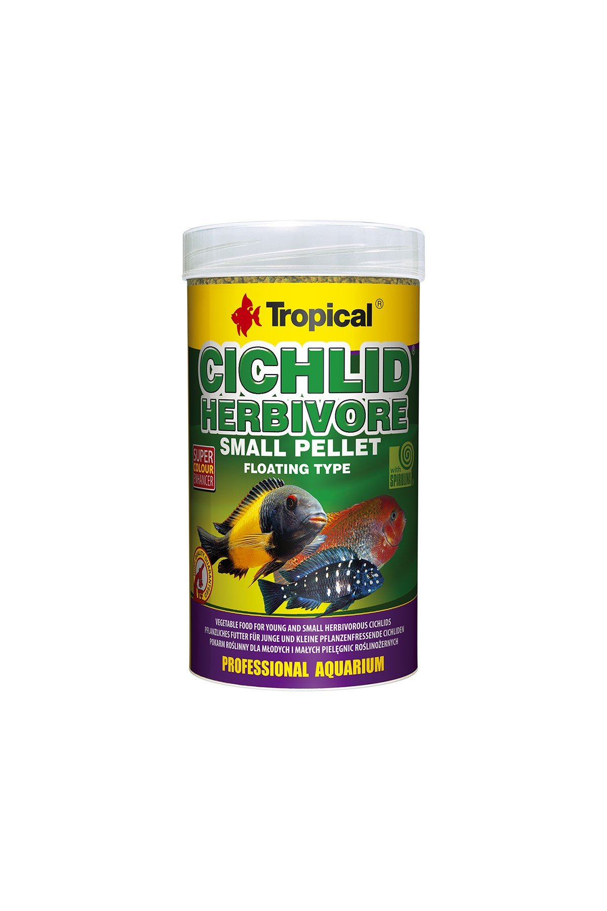 Tropical Cichlid Herbivore Small Pellet