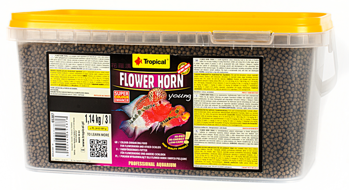 Tropical Flower Horn Young Pellet 3Lt/1,14Kg