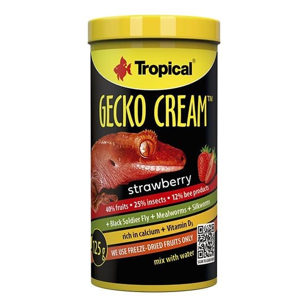 Tropical Gecko Cream Strawberry (Çilekli) 100ml/50Gr