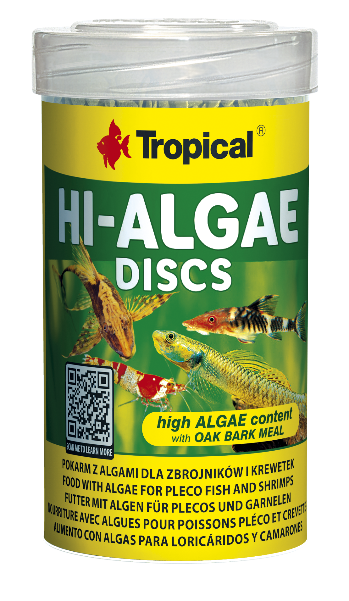 Tropical Hi Algae Discs 100ml/60G