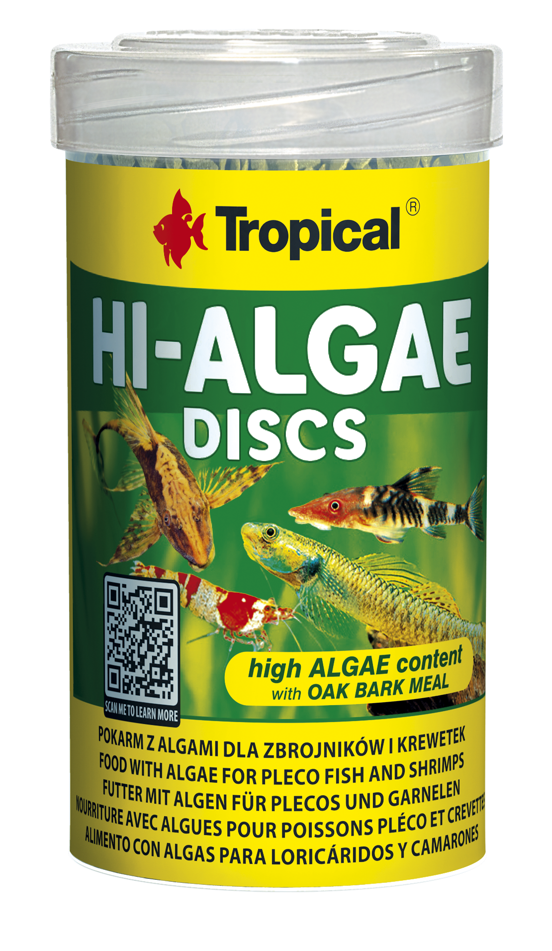 Tropical Hi Algae Discs 250ml/150G