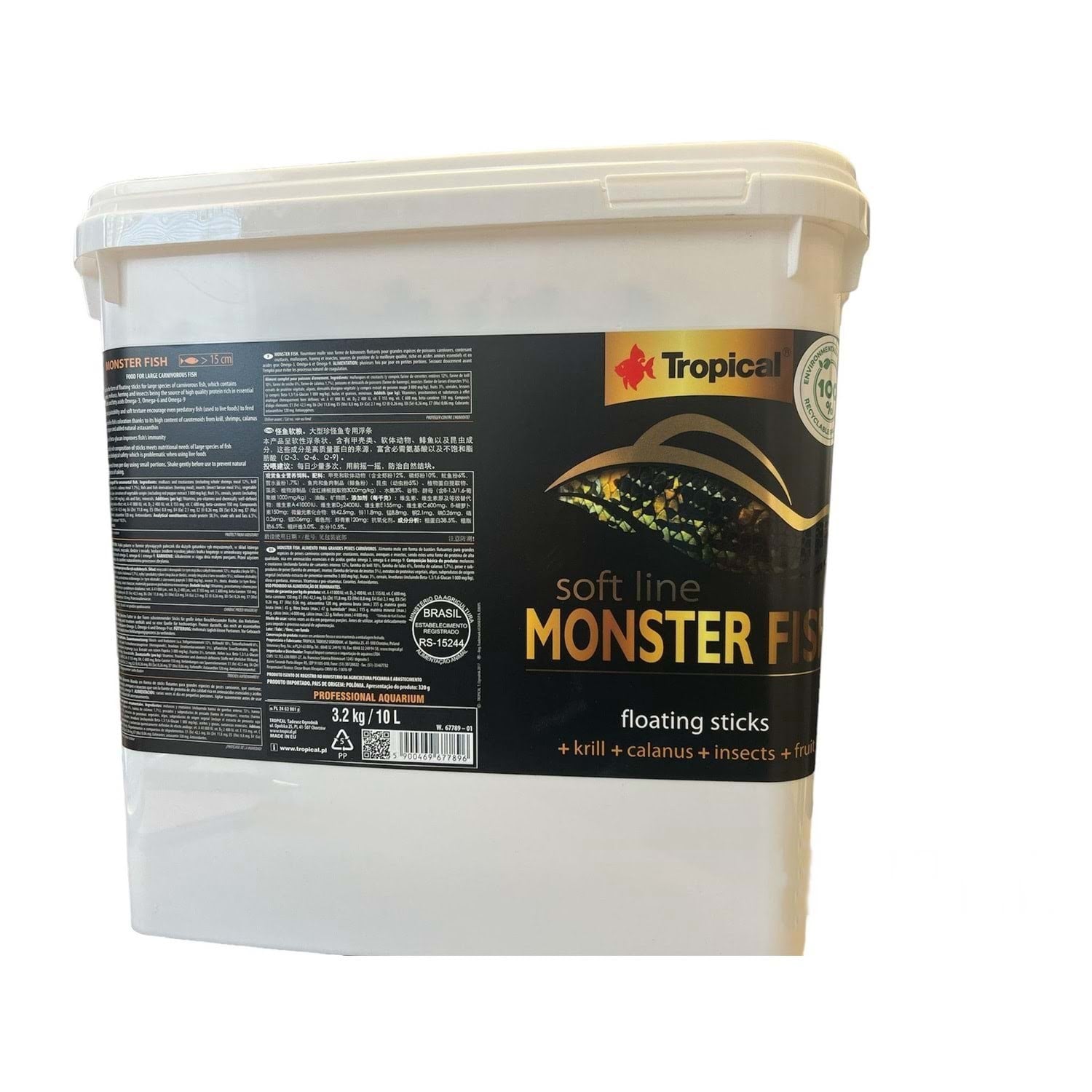 Tropical Soft Line Monster Fish 10Lt/3,2Kg