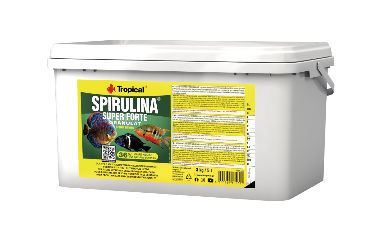Tropical Super Spirulina Forte Gran 5Lt/3Kg