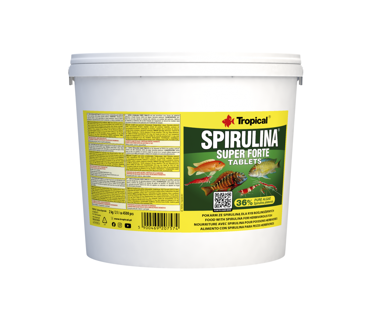 Tropical Super Spirulina Forte Tablet 2Kg - 4500 Adet