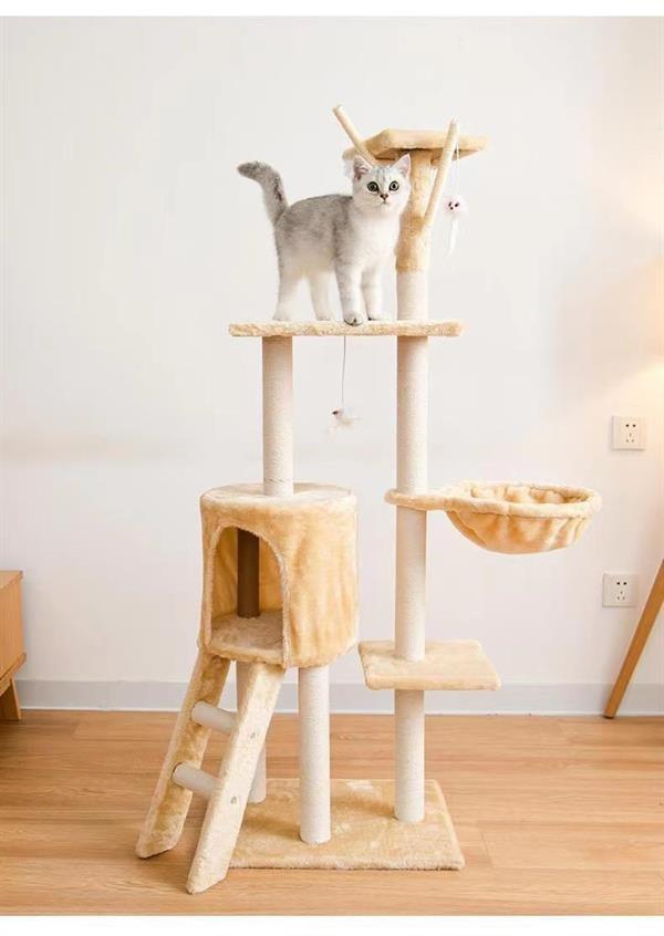 Zampa Alaska Lüks Kedi Tırmalama Ağacı 138 x 48 cm
