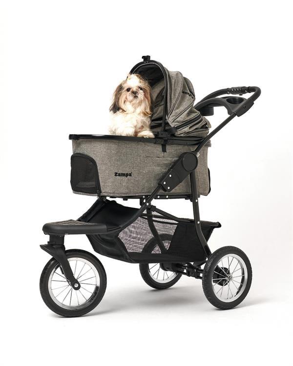 Zampa Melona Kedi & Köpek Arabası Gri