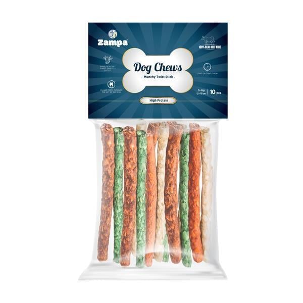 Zampa Munchy Burgu Çubuk (Sticks) Kemik Köpek Ödülü 10 lu 5g