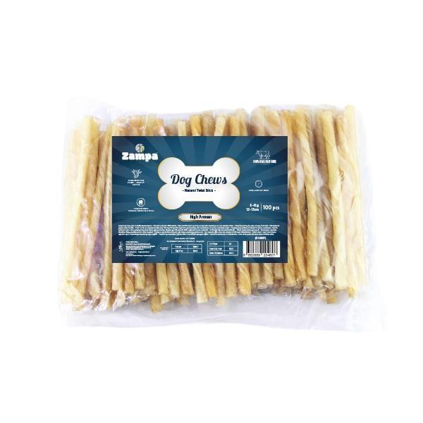 Zampa Natürel Burgu Çubuk (Sticks) Kemik Köpek Ödülü 100 lü 5g