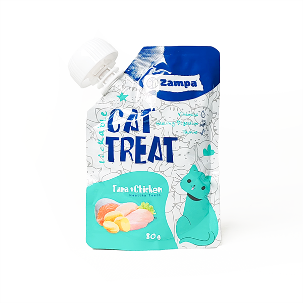Zampa Puding Kedi Ödülü - Ton Balıklı & Tavuklu  - 80g