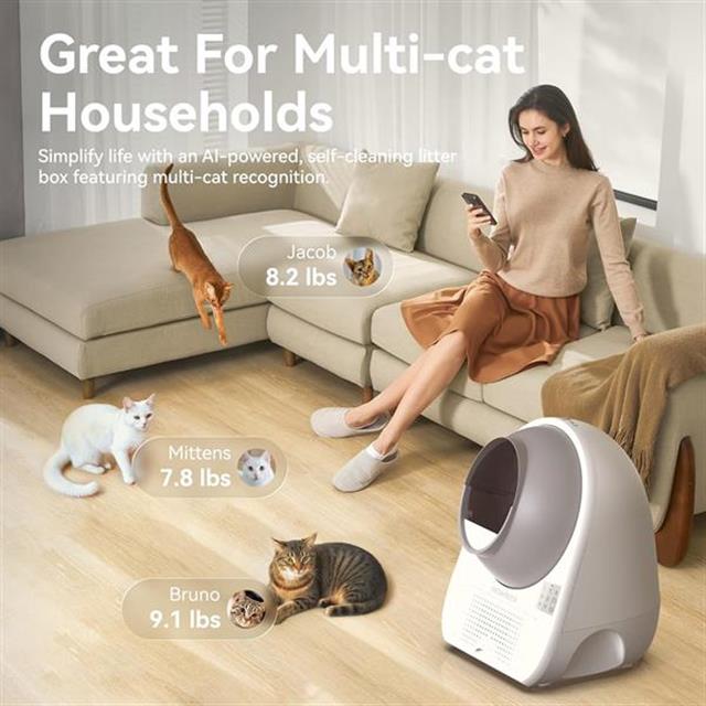 CATLINK Yapay Zekâlı Otomatik Kedi Tuvaleti - Scooper
