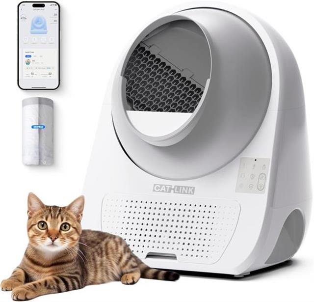 CATLINK Yapay Zekâlı Otomatik Kedi Tuvaleti - Scooper