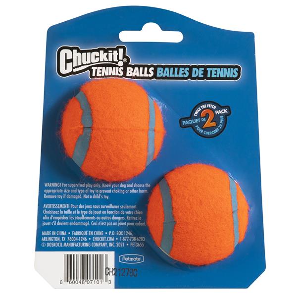 Chuckit! 2'li Köpek Tenis Oyun Topu (Küçük Boy) - Oyun Topları ve Frizbiler