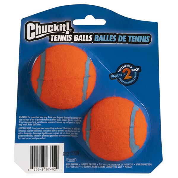 Chuckit! 2'li Köpek Tenis Oyun Topu (Orta Boy) - Oyun Topları ve Frizbiler