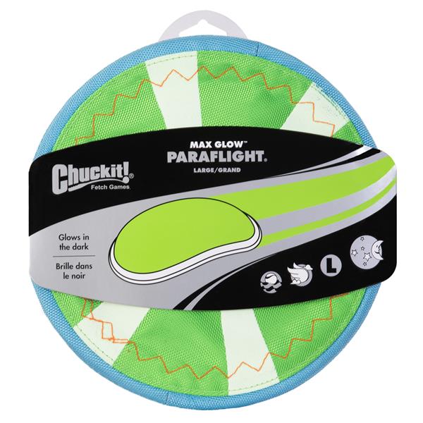 Chuckit! Paraflight Max Glow Gece Parlayan Frizbi (Büyük Boy) - Oyun Topları ve Frizbiler