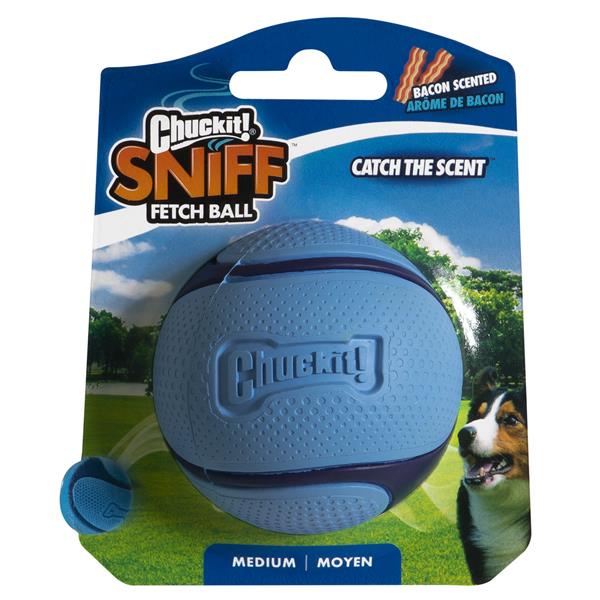 Chuckit! Sniff Fetch Jambon Kokulu Köpek Oyun Topu (Orta Boy) - Oyun Topları ve Frizbiler