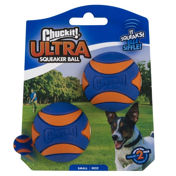 Chuckit! Ultra Squeaker 2'li Sesli Köpek Oyun Topu (Küçük Boy) - Oyun Topları ve Frizbiler