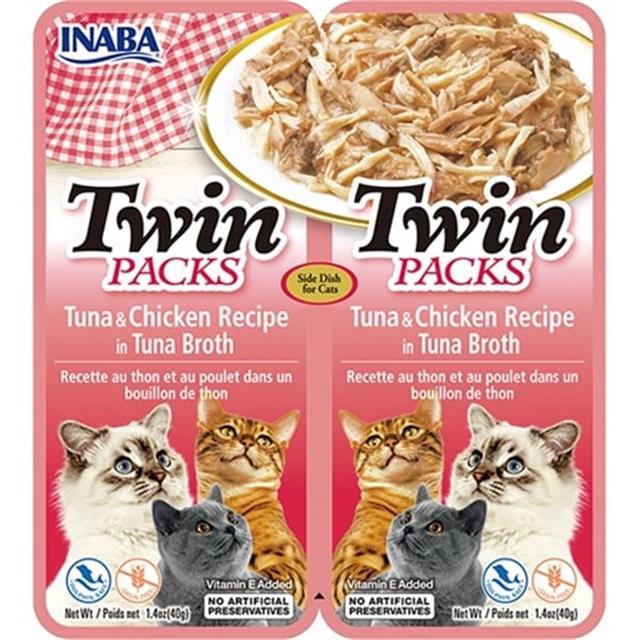 CiaoTwin Packs Ton Balıklı ve Tavuklu Kedi Çorbası 2 x 40 Gr