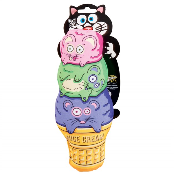 Fat Cat Mice Cream Kedi Oyuncağı - Kedi Oyuncakları