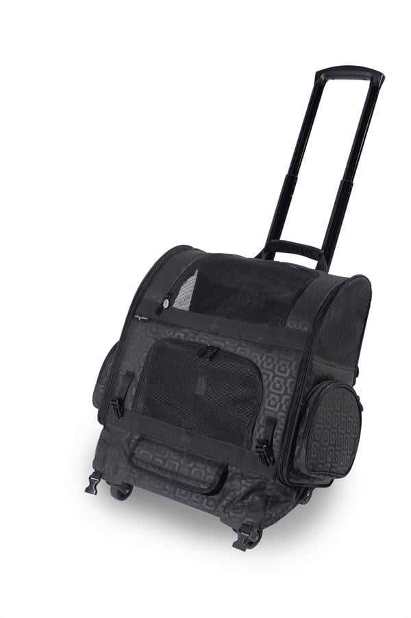Gen7Pets Travel Roller Tekerlekli Taşıma Çantası (Siyah) - Taşıma Çantaları