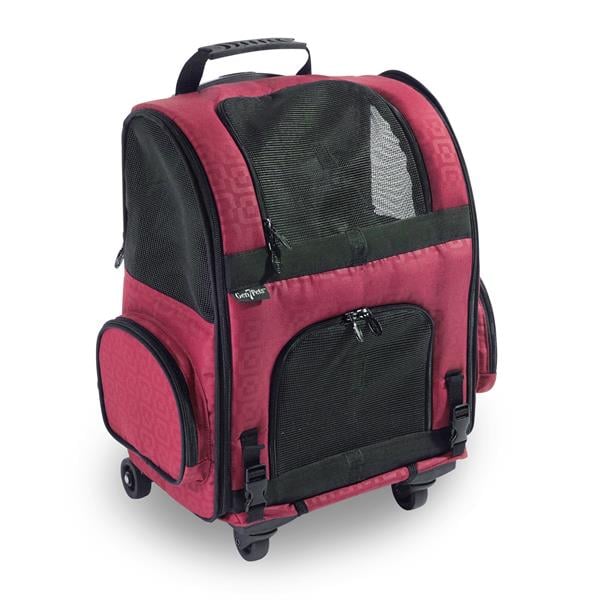 Gen7Pets Travel Roller Tekerlekli Taşıma Çantası (Kırmızı) - Taşıma Çantaları