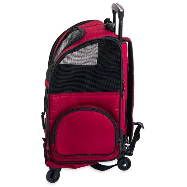 Gen7Pets Travel Roller Tekerlekli Taşıma Çantası (Kırmızı) - Taşıma Çantaları
