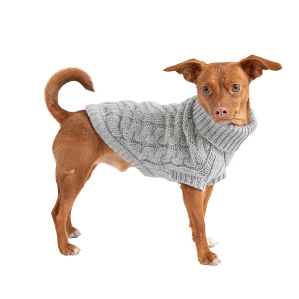 GF PET Chalet Köpek Süveteri - Gri - Köpek Kıyafetleri