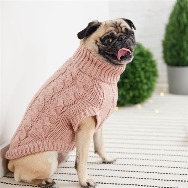 GF PET Chalet Köpek Süveteri - Pembe - Köpek Kıyafetleri